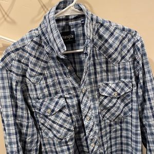 Mens wrangler button down